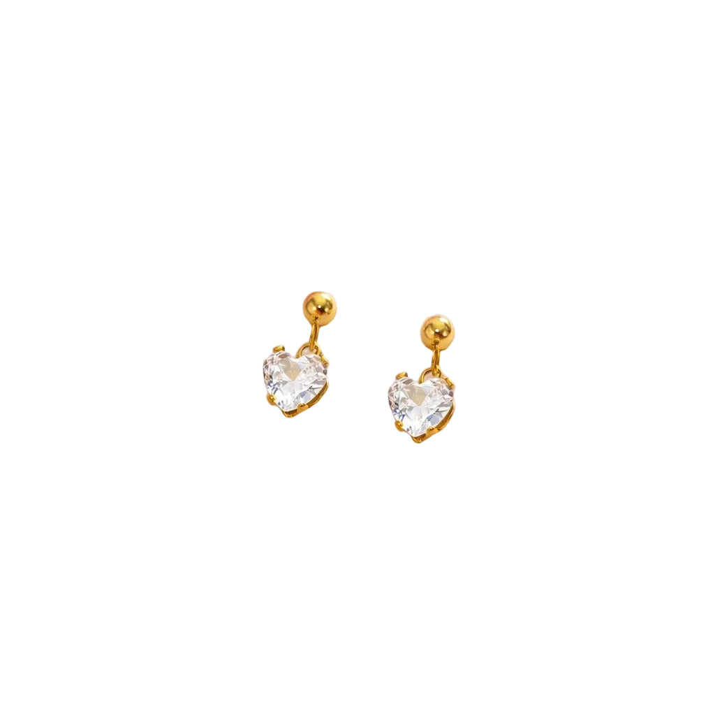 Mini Heart Stud Earrings