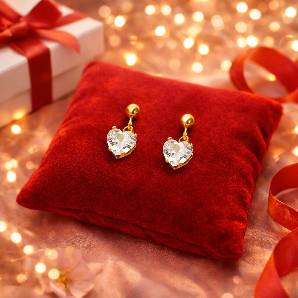 Mini Heart Stud Earrings