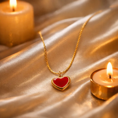 Red Heart Necklace