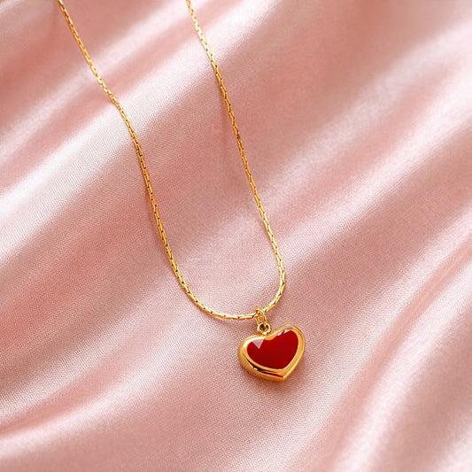 Red Heart Necklace