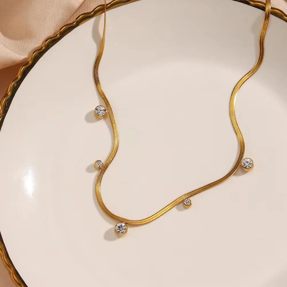 Golden Orbits Necklace