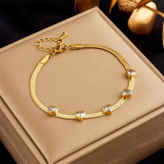 Heart Link Bracelet