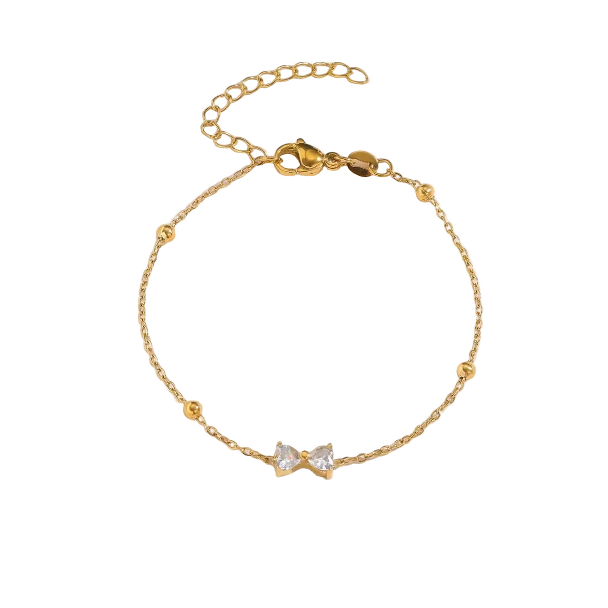 Crystal Bow Bracelet
