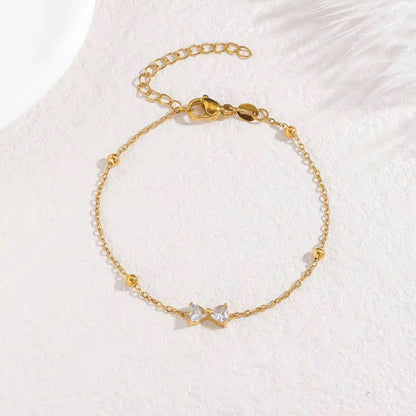 Crystal Bow Bracelet