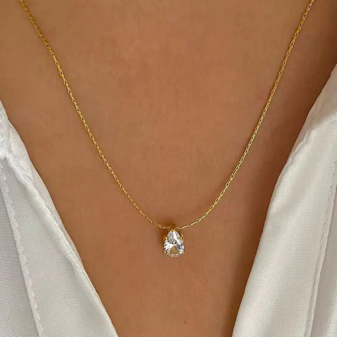 Moon Drop Necklace
