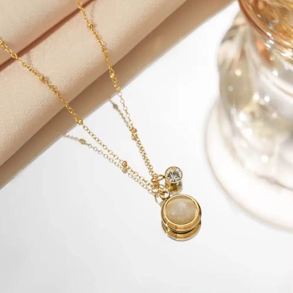 Golden Sands Charm Necklace