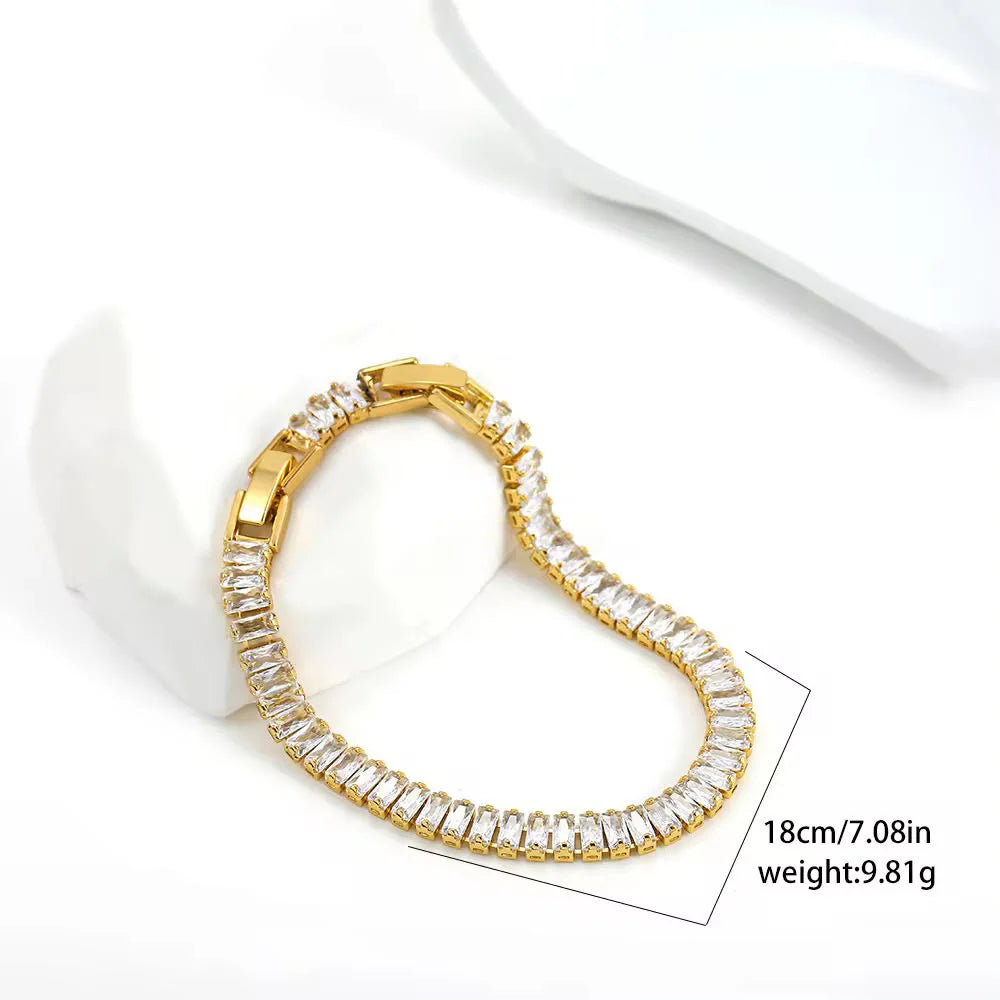 Classic Gold Tennis Bracelet