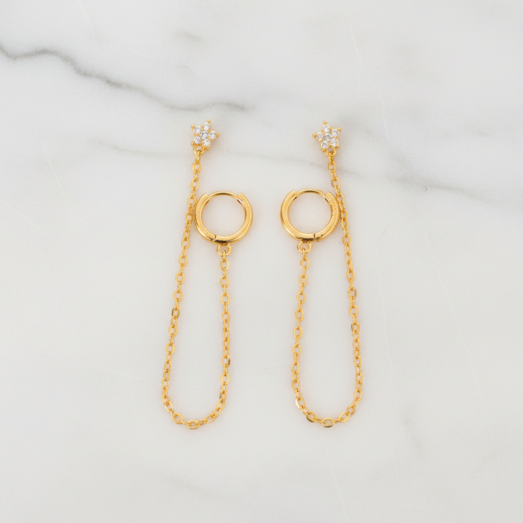 Fern Link Earrings - Corrected
