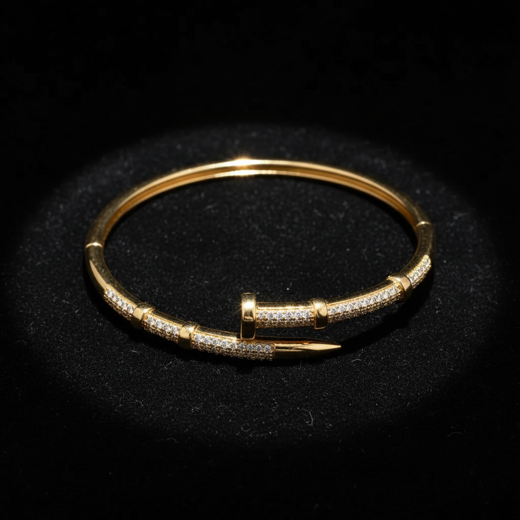 Nail Bangle - Black Velvet Drama
