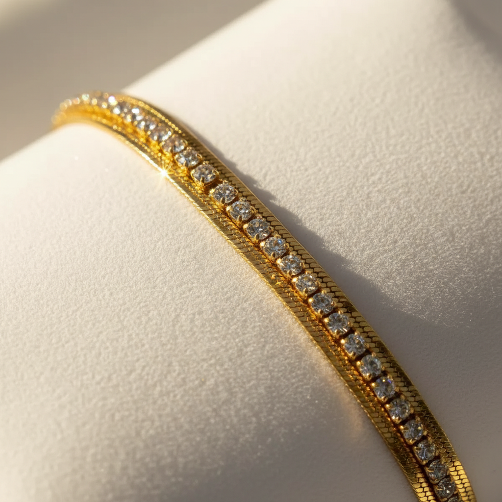 Radiant Bracelet - Crystal Studs Natural Sunlight