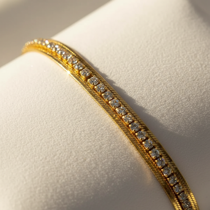 Radiant Bracelet - Crystal Studs Natural Sunlight