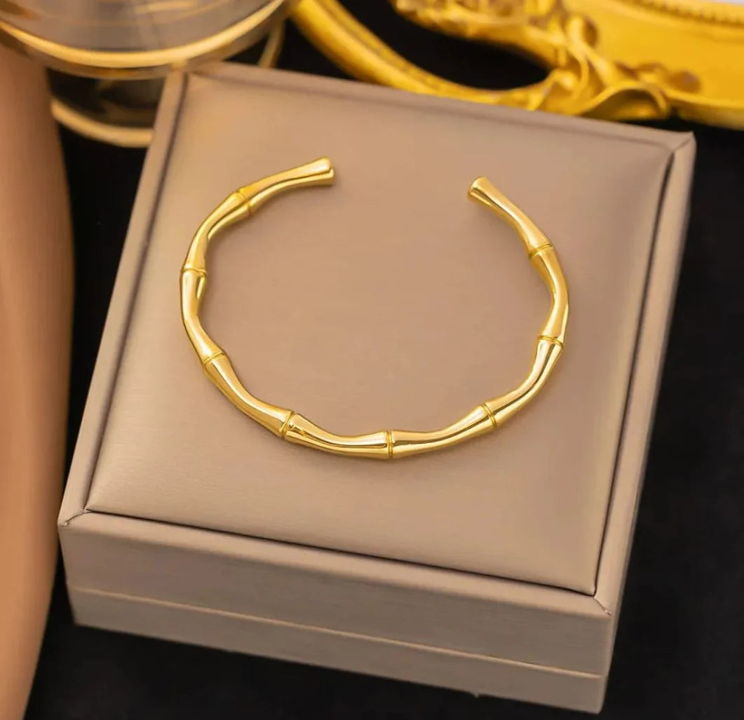 Golden Bamboo Bracelet