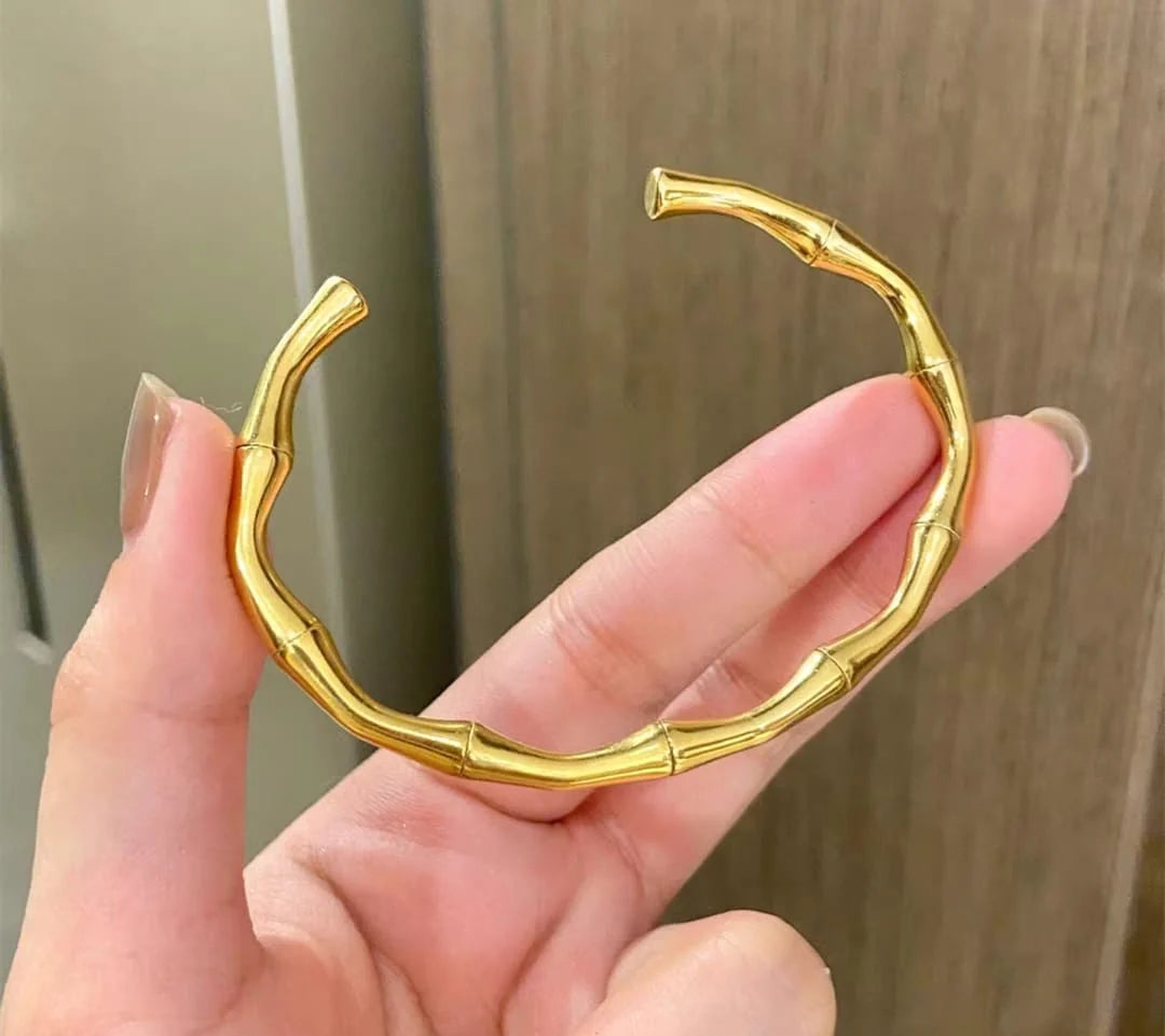 Golden Bamboo Bracelet