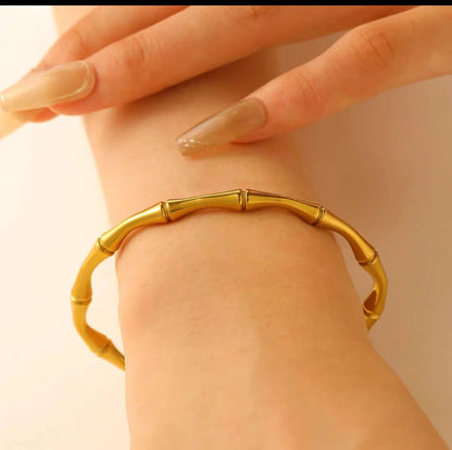 Golden Bamboo Bracelet