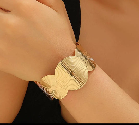 Concentric Cuff Bracelet