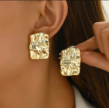 Molten Stud Earrings