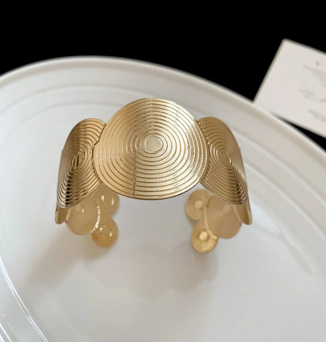 Concentric Cuff Bracelet