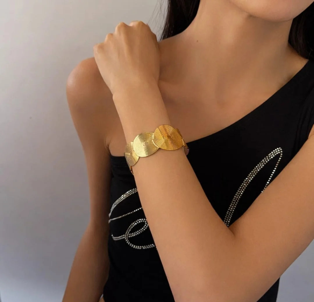 Concentric Cuff Bracelet