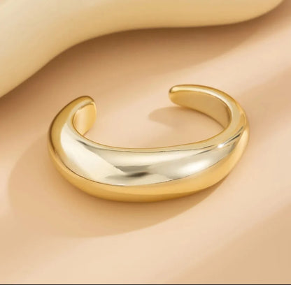 Gold Statement Coff Bracelet