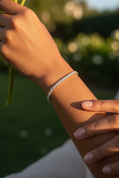 Tennis Bracelet - Golden Hour Garden